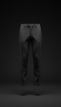 Minimalist Charcoal Tailored Trousers